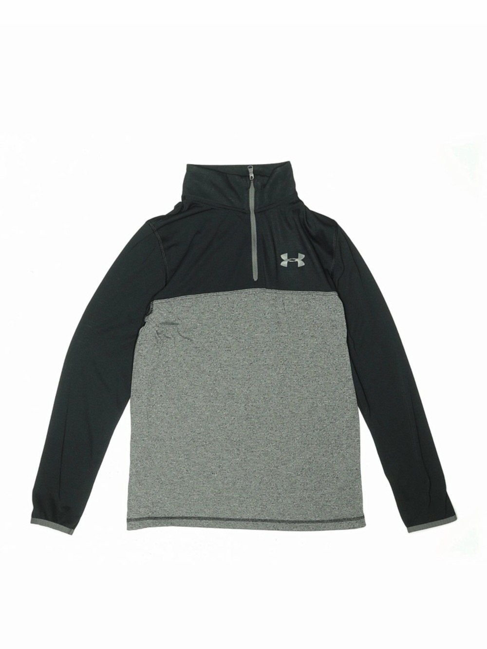 ⭐️4 for $20 Under Armour Boys Black and Gray Quarter-Zip Hoodie